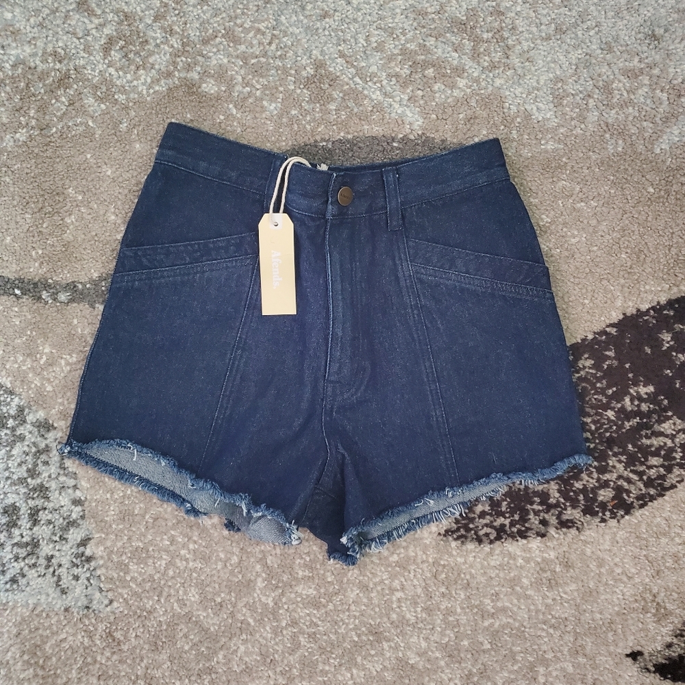 3/25$ NWT Afends Dark Wash Shorts